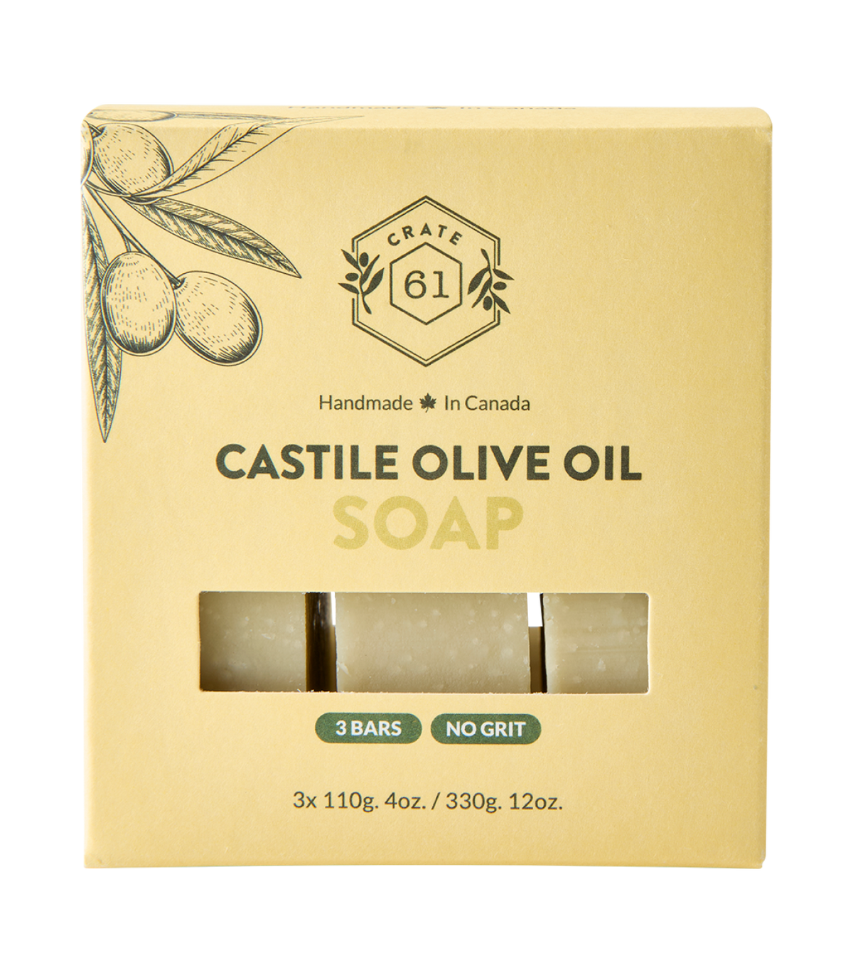 Crate 61 Organics Castile Olive Oil 手工皂｜日常生活及個人護理 | 海外代購-手工皂-FIT MART 香港智能健康及運動生活用品專門店：筋膜槍、瑜伽輔助工具、智能健身設備