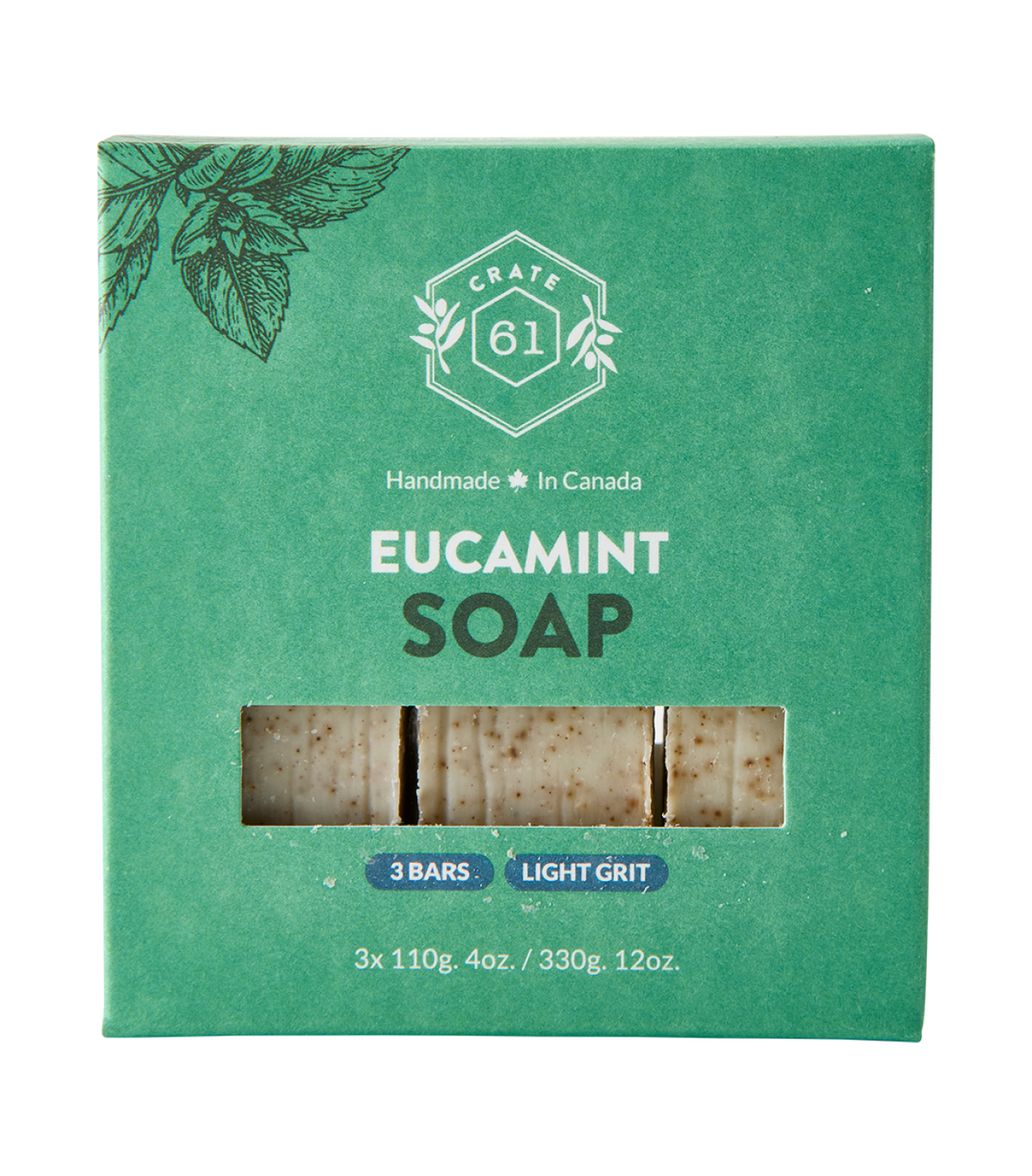 Crate 61 Organics Eucamint 手工皂｜日常生活及個人護理 | 海外代購-手工皂-FIT MART 香港智能健康及運動生活用品專門店：筋膜槍、瑜伽輔助工具、智能健身設備