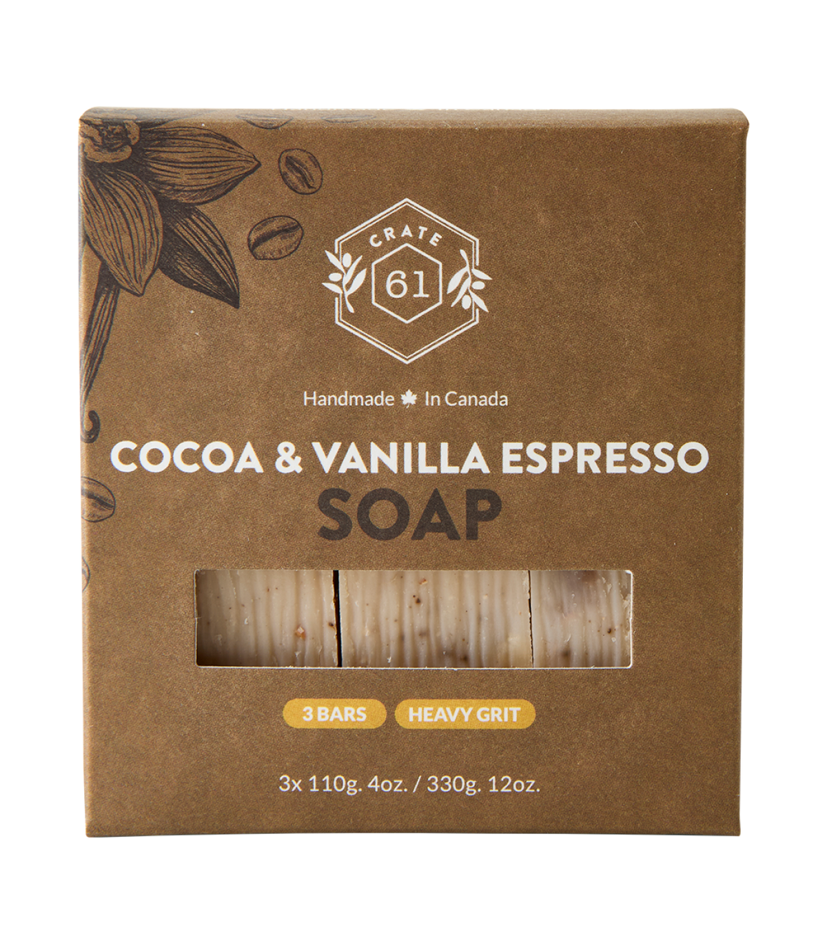 Crate 61 Organics Cocoa & Vanilla Espresso 手工皂｜日常生活及個人護理 | 海外代購-手工皂-FIT MART 香港智能健康及運動生活用品專門店：筋膜槍、瑜伽輔助工具、智能健身設備