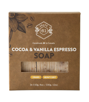 Crate 61 Organics Cocoa & Vanilla Espresso 手工皂｜日常生活及個人護理 | 海外代購-手工皂-FIT MART 香港智能健康及運動生活用品專門店：筋膜槍、瑜伽輔助工具、智能健身設備