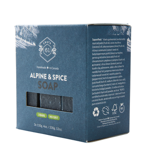 Crate 61 Organics Alpine & Spice 手工皂｜日常生活及個人護理 | 海外代購-手工皂-FIT MART 香港智能健康及運動生活用品專門店：筋膜槍、瑜伽輔助工具、智能健身設備