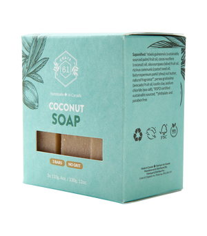 Crate 61 Organics Coconut 手工皂｜日常生活及個人護理 | 海外代購-手工皂-FIT MART 香港智能健康及運動生活用品專門店：筋膜槍、瑜伽輔助工具、智能健身設備