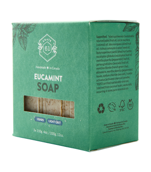 Crate 61 Organics Eucamint 手工皂｜日常生活及個人護理 | 海外代購-手工皂-FIT MART 香港智能健康及運動生活用品專門店：筋膜槍、瑜伽輔助工具、智能健身設備