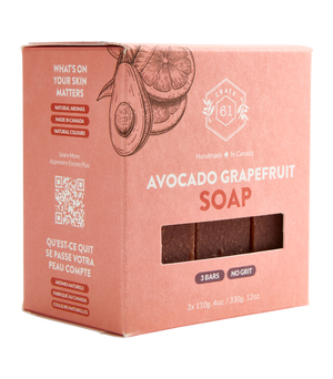 Crate 61 Organics Avocado Grapefruit 手工皂｜日常生活及個人護理 | 海外代購-手工皂-FIT MART 香港智能健康及運動生活用品專門店：筋膜槍、瑜伽輔助工具、智能健身設備