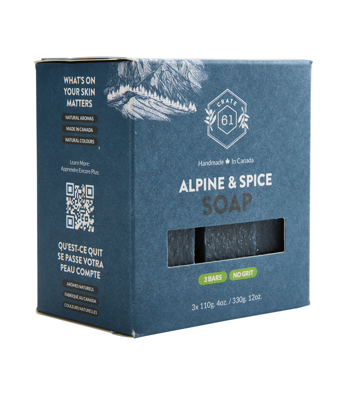 Crate 61 Organics Alpine & Spice 手工皂｜日常生活及個人護理 | 海外代購-手工皂-FIT MART 香港智能健康及運動生活用品專門店：筋膜槍、瑜伽輔助工具、智能健身設備