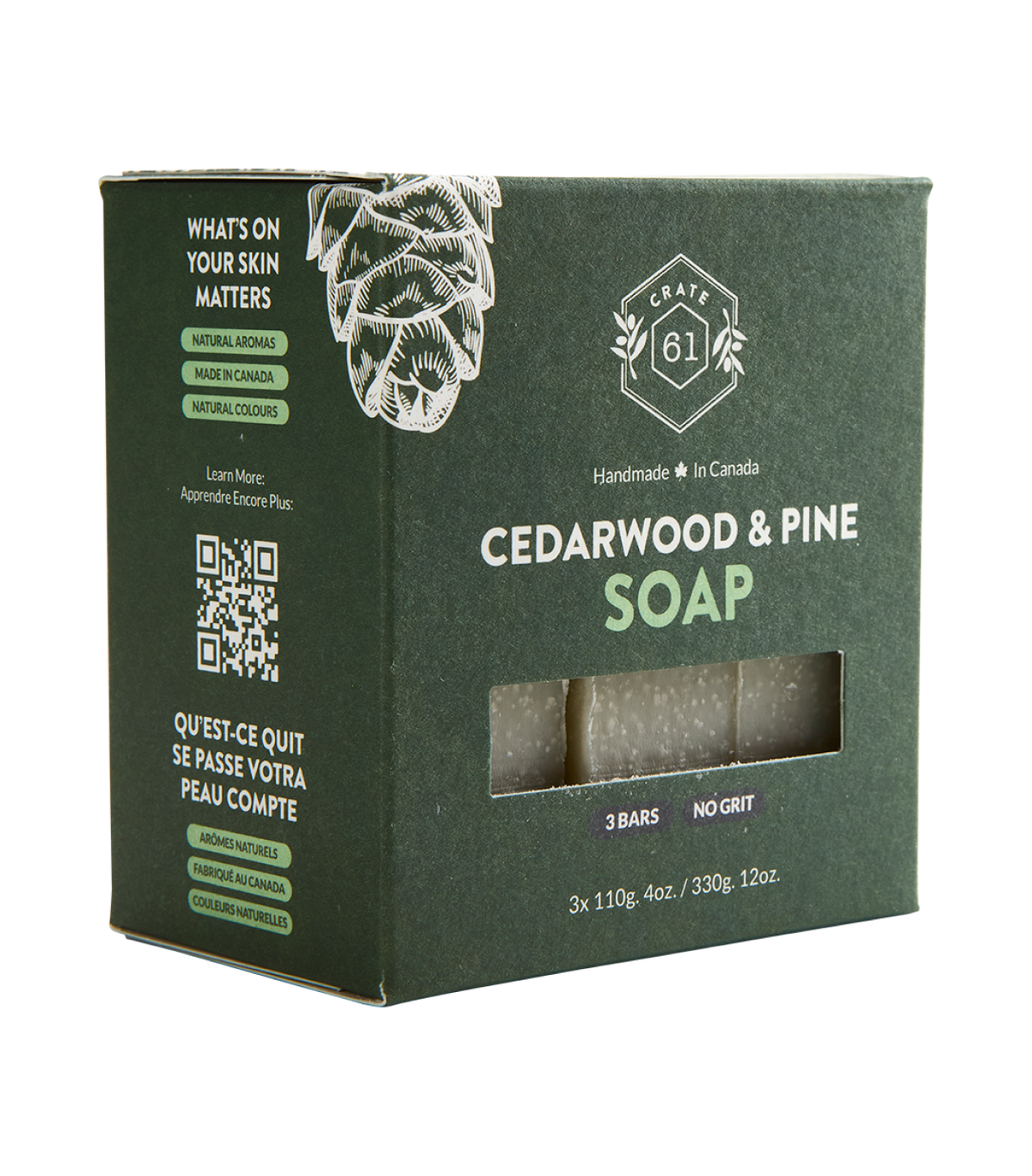 Crate 61 Organics Cedarwood & Pine 手工皂｜日常生活及個人護理 | 海外代購-手工皂-FIT MART 香港智能健康及運動生活用品專門店：筋膜槍、瑜伽輔助工具、智能健身設備