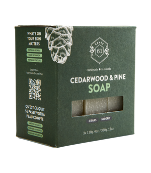 Crate 61 Organics Cedarwood & Pine 手工皂｜日常生活及個人護理 | 海外代購-手工皂-FIT MART 香港智能健康及運動生活用品專門店：筋膜槍、瑜伽輔助工具、智能健身設備
