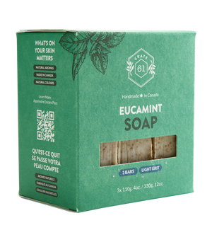 Crate 61 Organics Eucamint 手工皂｜日常生活及個人護理 | 海外代購-手工皂-FIT MART 香港智能健康及運動生活用品專門店：筋膜槍、瑜伽輔助工具、智能健身設備