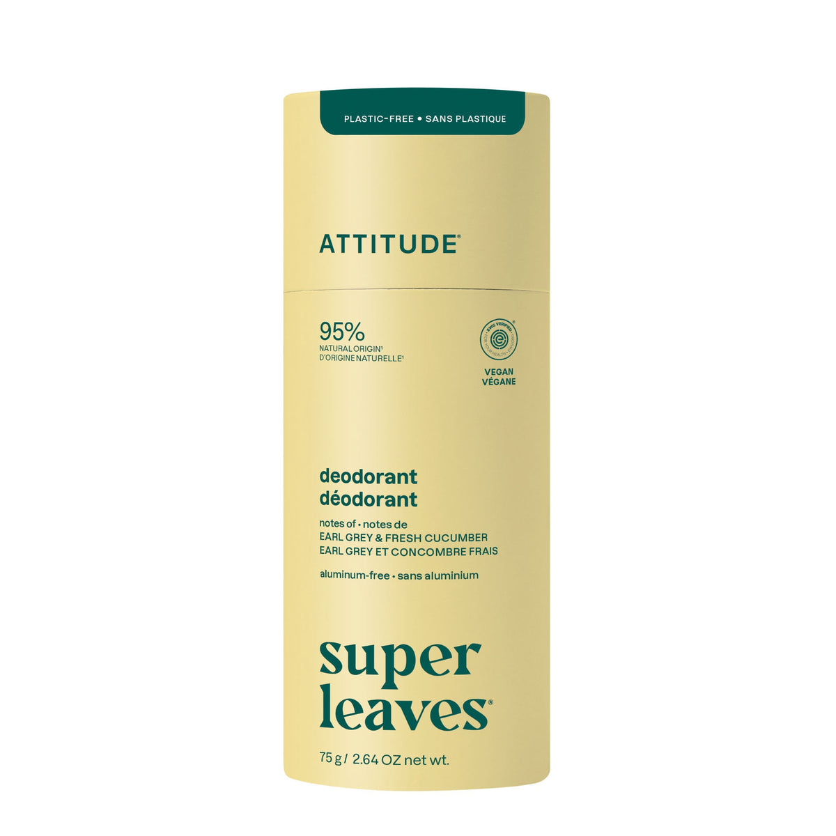 【健康生活精選】ATTITUDE 體香膏｜Aluminum｜Free | 海外代購-身體護理-FIT MART 香港智能健康及運動生活用品專門店：筋膜槍、瑜伽輔助工具、智能健身設備
