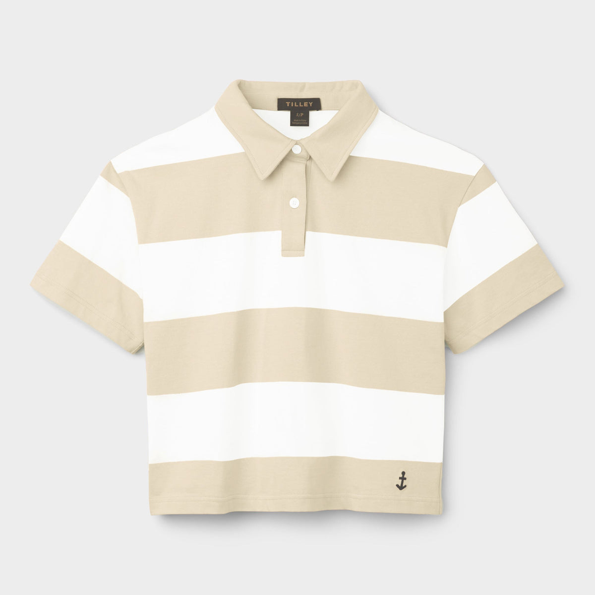 Tilley Stripe Marine Cropped Polo 恤｜戶外運動及日常生活 | 海外代購-戶外服飾-FIT MART 香港智能健康及運動生活用品專門店：筋膜槍、瑜伽輔助工具、智能健身設備