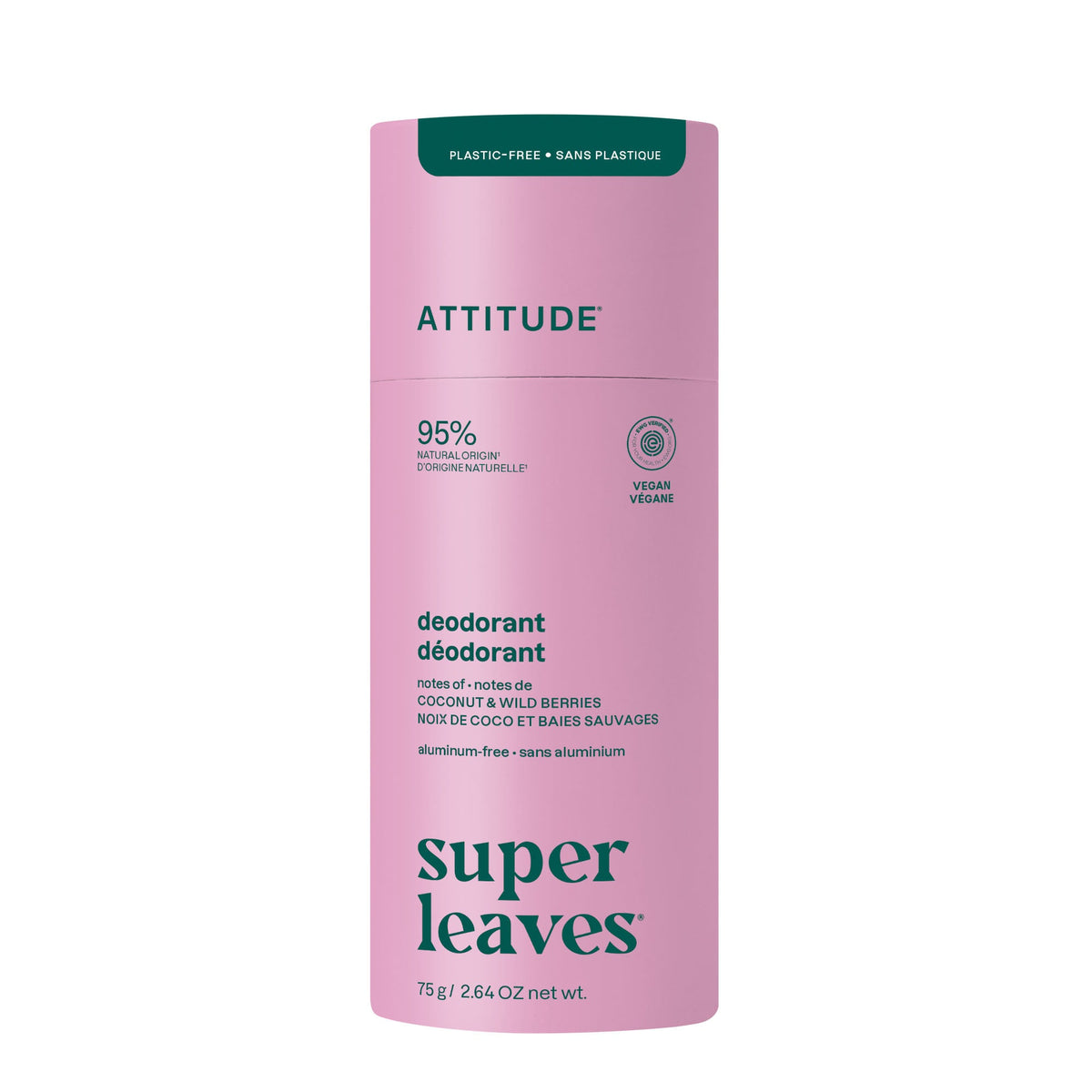 【健康生活精選】ATTITUDE 體香膏｜Aluminum｜Free | 海外代購-身體護理-FIT MART 香港智能健康及運動生活用品專門店：筋膜槍、瑜伽輔助工具、智能健身設備