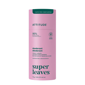 【健康生活精選】ATTITUDE 體香膏｜Aluminum｜Free | 海外代購-身體護理-FIT MART 香港智能健康及運動生活用品專門店：筋膜槍、瑜伽輔助工具、智能健身設備