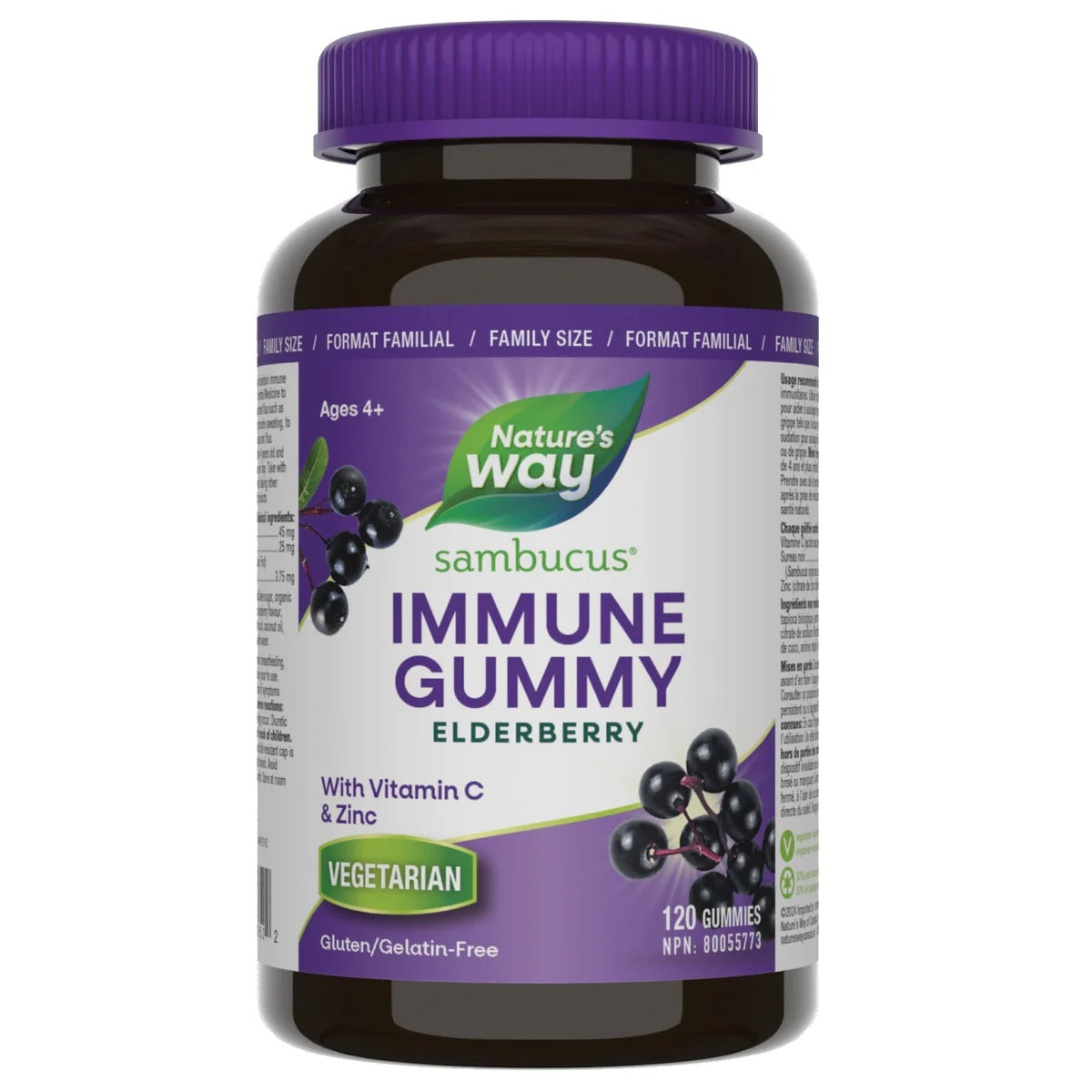 Webber Naturals 接骨木果免疫支援軟糖 (含維他命C + 鋅) 120粒 | 海外代購-Supplements-FIT MART 香港智能健康及運動生活用品專門店：筋膜槍、瑜伽輔助工具、智能健身設備
