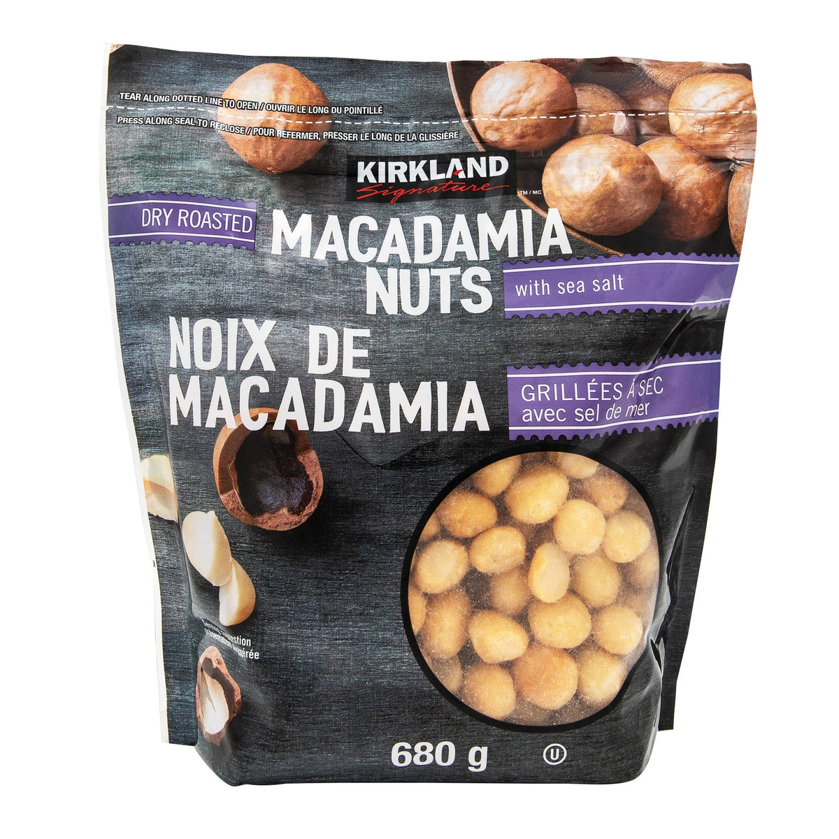 Kirkland Signature 夏威夷果仁 Macadamia Nuts (680g) 產品圖片 1－Fitmart 加拿大直送健康選品