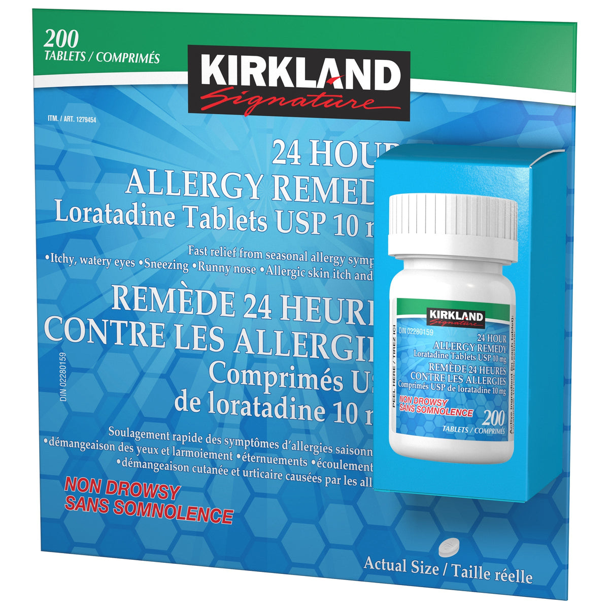 Kirkland Signature 24小時非嗜睡抗敏片 Loratadine 10mg (200片) | 海外代購-Medicines-FIT MART 香港智能健康及運動生活用品專門店：筋膜槍、瑜伽輔助工具、智能健身設備