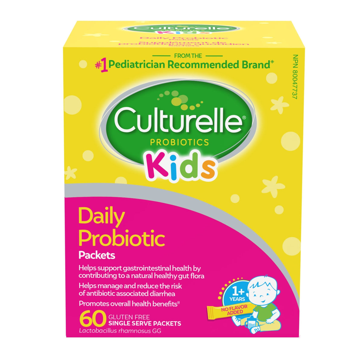 Culturelle 兒童每日益生菌 50億CFU 粉包 (60包) | 海外代購-Medicines-FIT MART 香港智能健康及運動生活用品專門店：筋膜槍、瑜伽輔助工具、智能健身設備