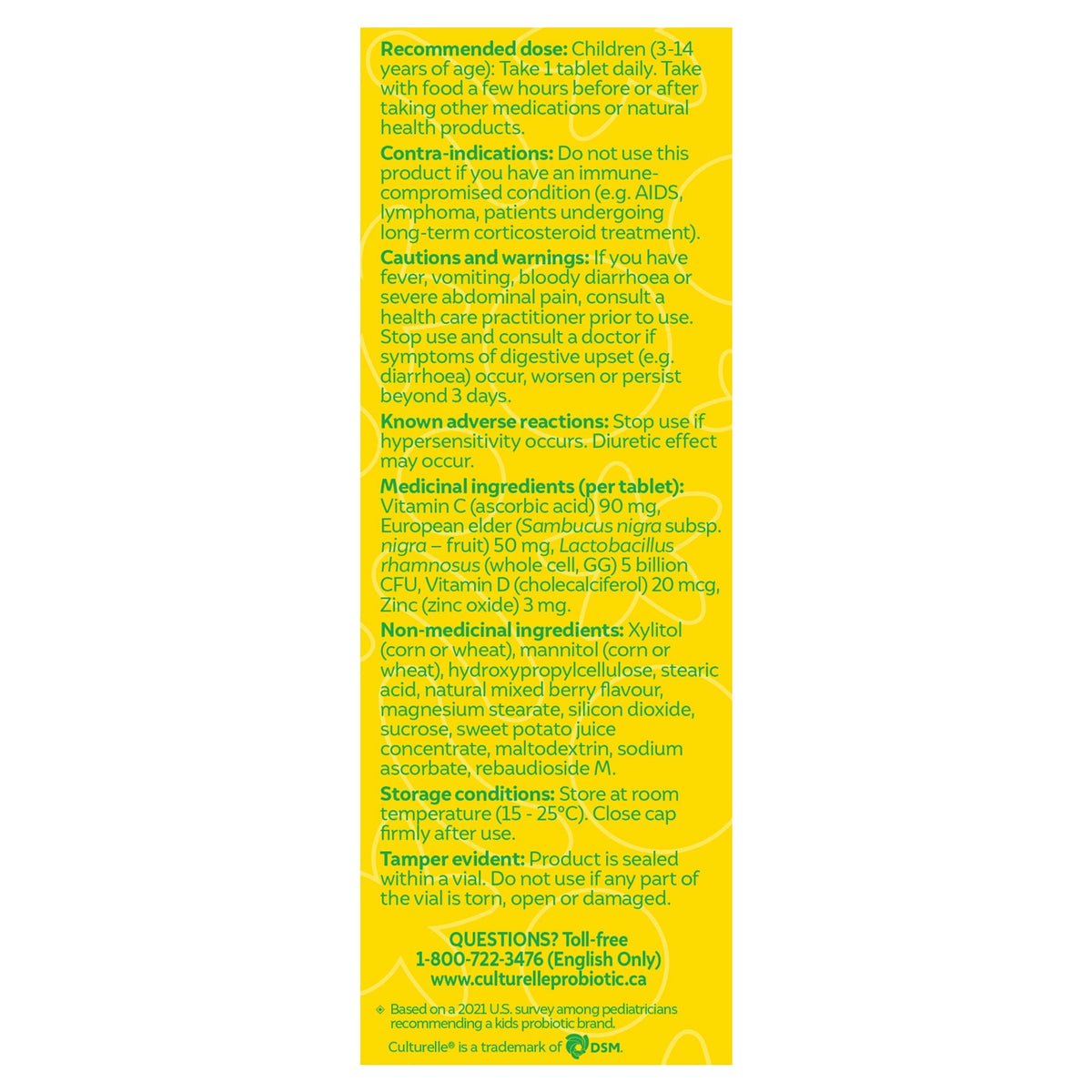 Culturelle Kids 兒童免疫防護益生菌咀嚼片 (30片 x 2盒)-Medicines-FIT MART 香港智能健康及運動生活用品專門店：筋膜槍、瑜伽輔助工具、智能健身設備