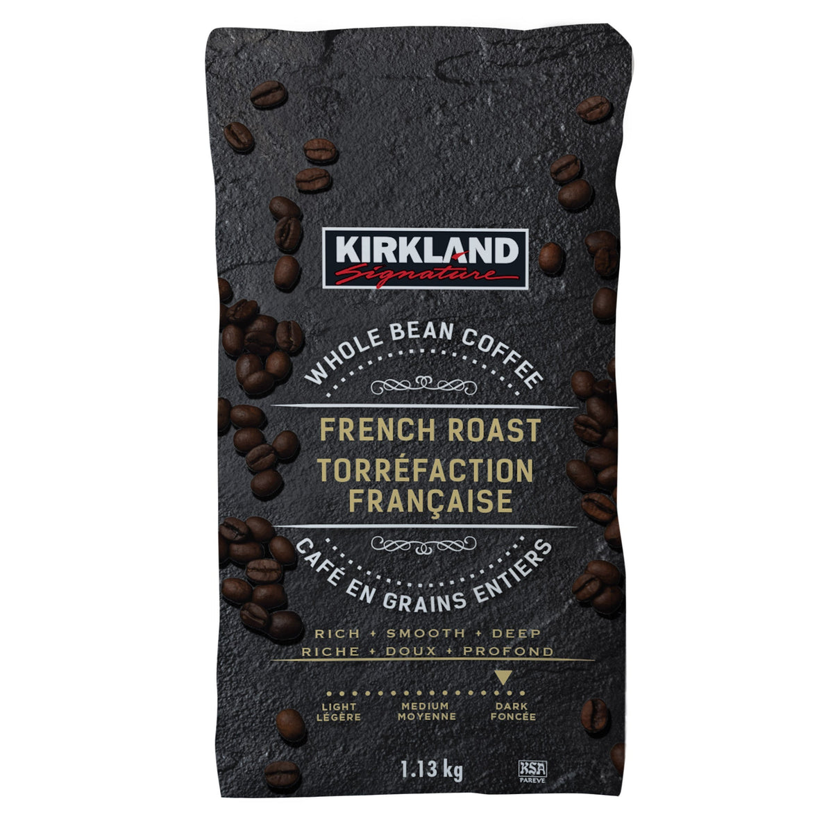 Kirkland Signature French Roast 法式深焙原粒咖啡豆 (1.13kg) | 海外代購-Food-FIT MART 香港智能健康及運動生活用品專門店：筋膜槍、瑜伽輔助工具、智能健身設備
