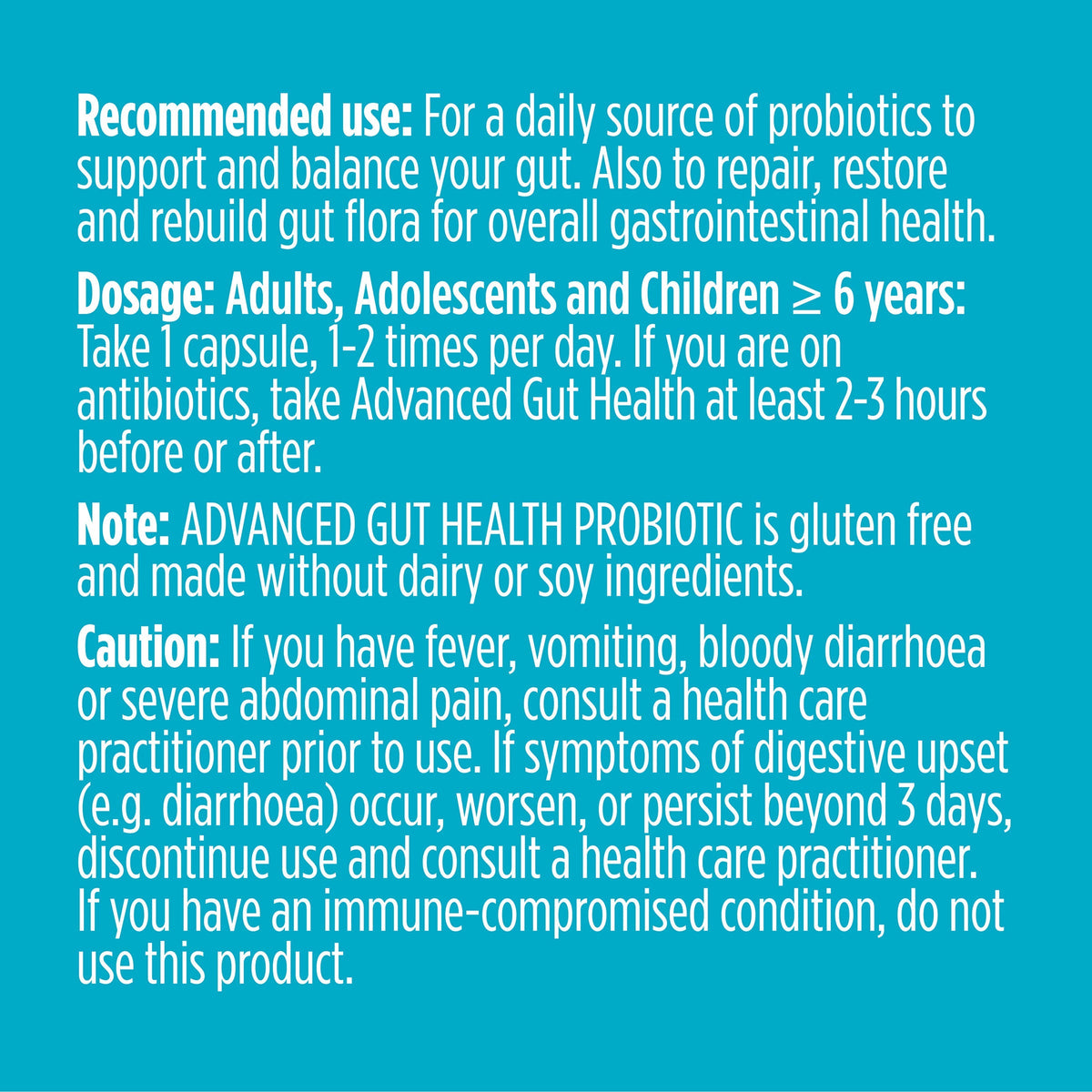 Genuine Health Advanced Gut Health 500億益生菌純素膠囊 (60粒) | 海外代購-Medicines-FIT MART 香港智能健康及運動生活用品專門店：筋膜槍、瑜伽輔助工具、智能健身設備