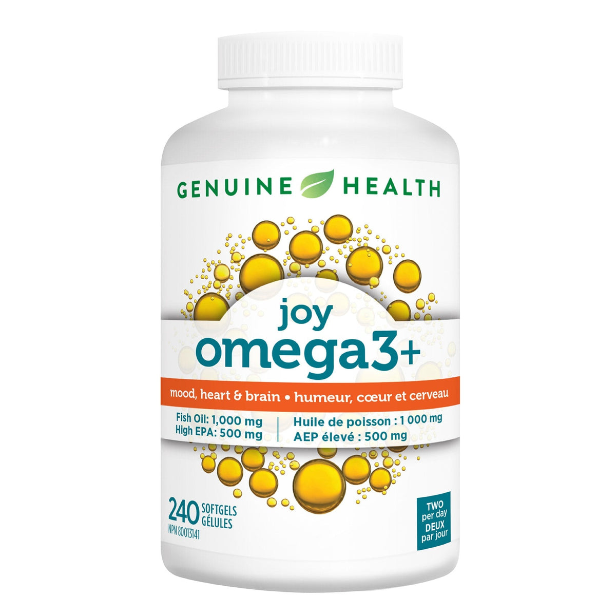 Genuine Health joy omega3+ 高濃度魚油 EPA 500mg + DHA 250mg (240粒) | 海外代購-Supplements-FIT MART 香港智能健康及運動生活用品專門店：筋膜槍、瑜伽輔助工具、智能健身設備