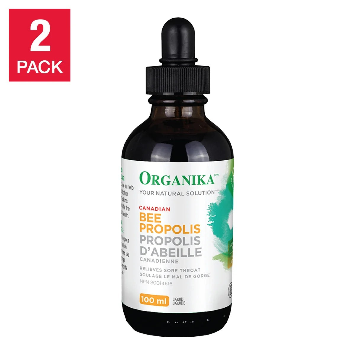 Organika 天然蜂膠液 (無酒精配方) 200ml (100ml x 2樽) | 海外代購-Supplements-FIT MART 香港智能健康及運動生活用品專門店：筋膜槍、瑜伽輔助工具、智能健身設備