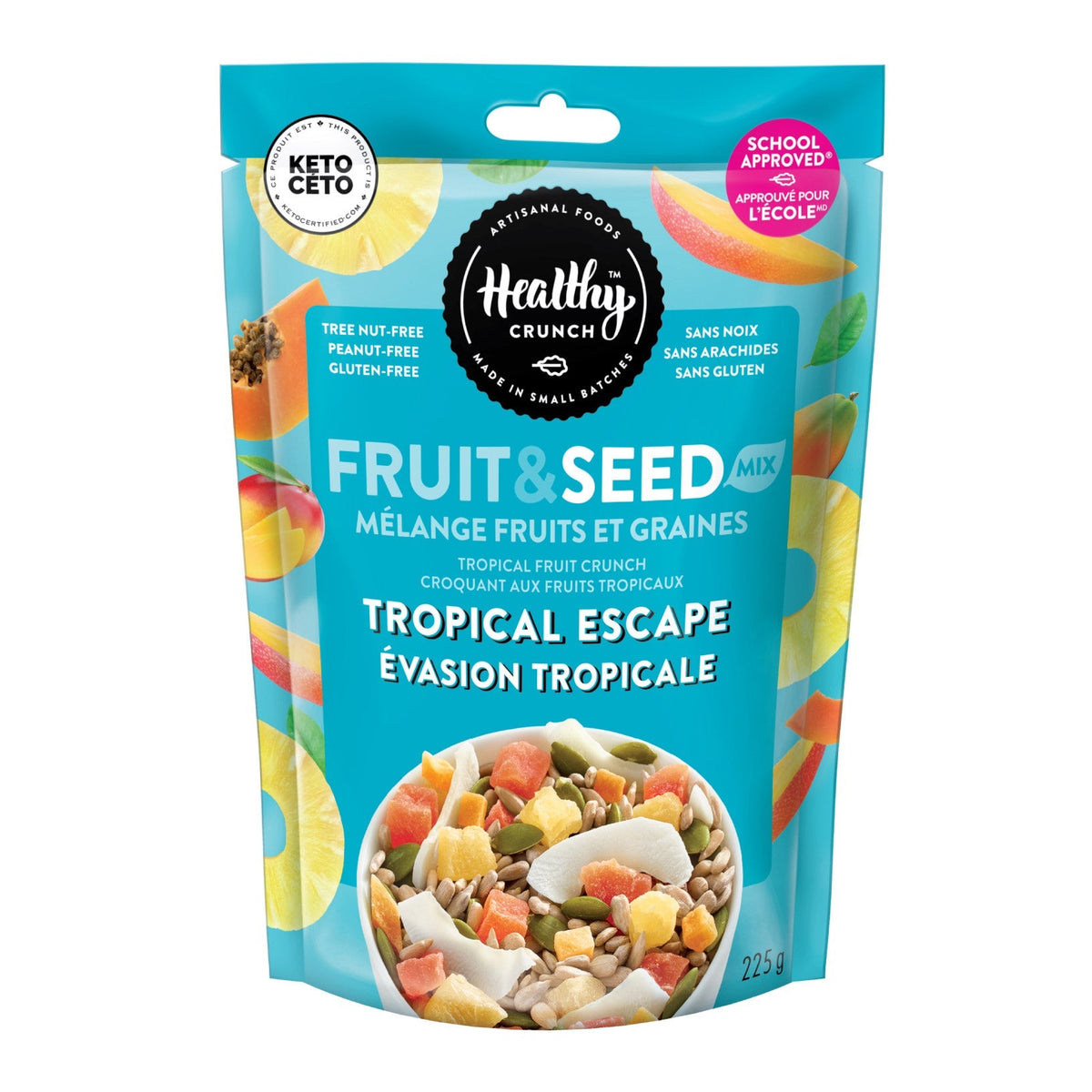 Healthy Crunch 果籽雜錦 (225g)｜Fitmart 加拿大直送-Food-FIT MART 香港智能健康及運動生活用品專門店：筋膜槍、瑜伽輔助工具、智能健身設備