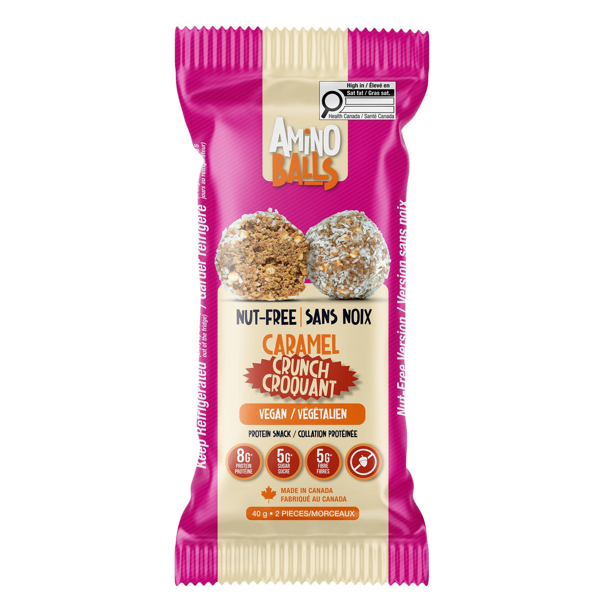 Amino Balls Vegan Protein Snack Assortment (40g) | Shipped from Canada by Fitmart