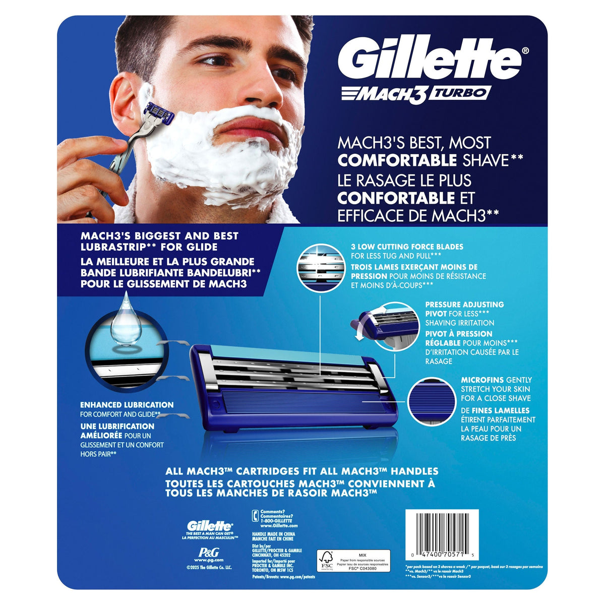 Gillette Mach3剃鬚刀連刀片套裝 (17Cartridges)｜Fitmart 加拿大直送-個人護理-FIT MART 香港智能健康及運動生活用品專門店：筋膜槍、瑜伽輔助工具、智能健身設備