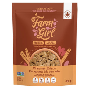 Farm Girl 無麩質肉桂脆脆高蛋白早餐穀物 13g蛋白質 (680g)-Food-FIT MART 香港智能健康及運動生活用品專門店：筋膜槍、瑜伽輔助工具、智能健身設備