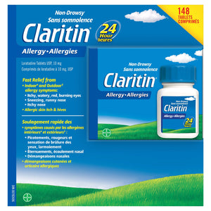 Claritin 24小時非嗜睡抗敏片 10mg (148片) | 海外代購-Medicines-FIT MART 香港智能健康及運動生活用品專門店：筋膜槍、瑜伽輔助工具、智能健身設備