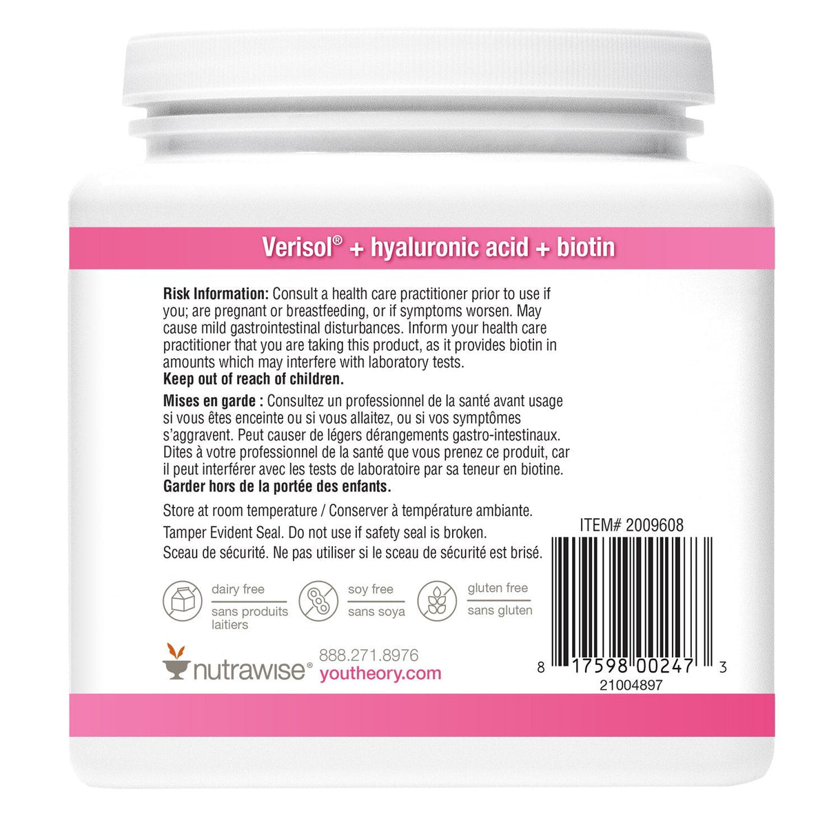 Youtheory Beauty Powder 美肌膠原蛋白粉 + 玻尿酸 + 生物素 柑橘味 500g | 海外代購-Supplements-FIT MART 香港智能健康及運動生活用品專門店：筋膜槍、瑜伽輔助工具、智能健身設備