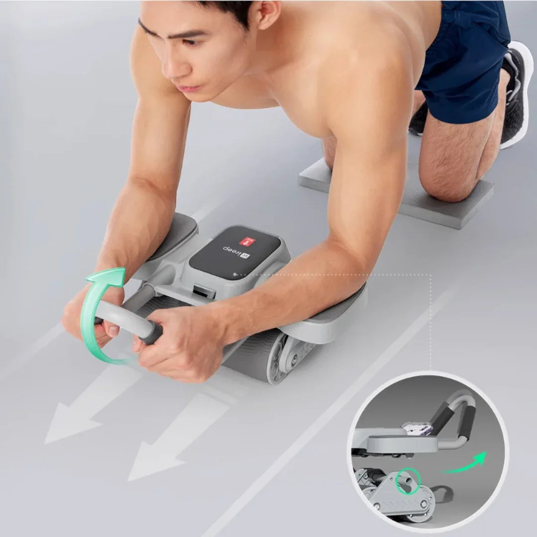 Keep 四輪肘撐式健腹輪 - 自動回彈家用健身器材-健身器材-FIT MART 香港智能健康及運動生活用品專門店：筋膜槍、瑜伽輔助工具、智能健身設備