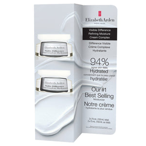 Elizabeth Arden Visible Difference 水潤面霜 (75mL x 2罐) 產品圖片 1－Fitmart 加拿大直送健康選品