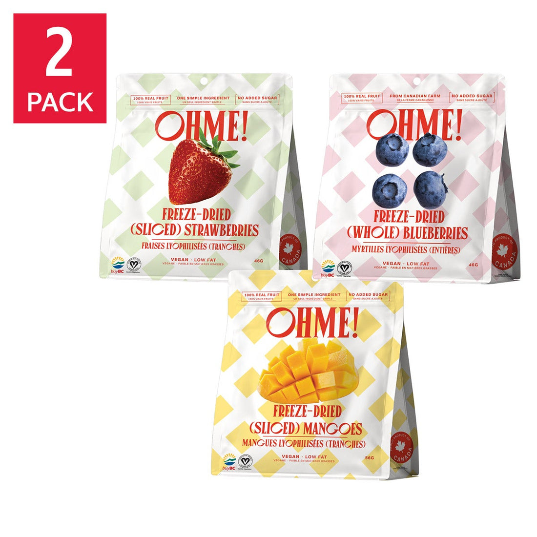 OHME! Made in Canada Real Jelly Dried Fruit Med… – FIT MART