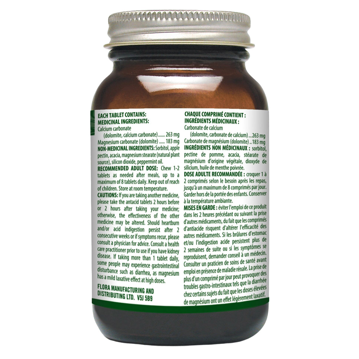 Flor 薄荷味抗酸胃藥咀嚼片 (90片 x 3樽) | 海外代購-Medicines-FIT MART 香港智能健康及運動生活用品專門店：筋膜槍、瑜伽輔助工具、智能健身設備