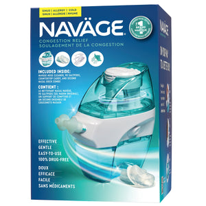 Navage 電動吸力洗鼻器套裝 (90粒 SaltPods + 雙鼻托 + 座枱架)-Medicines-FIT MART 香港智能健康及運動生活用品專門店：筋膜槍、瑜伽輔助工具、智能健身設備