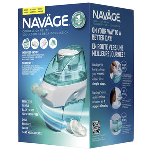 Navage 電動吸力洗鼻器套裝 (90粒 SaltPods + 雙鼻托 + 座枱架)-Medicines-FIT MART 香港智能健康及運動生活用品專門店：筋膜槍、瑜伽輔助工具、智能健身設備