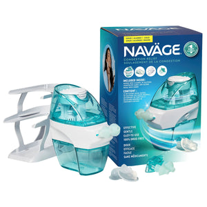 Navage 電動吸力洗鼻器套裝 (90粒 SaltPods + 雙鼻托 + 座枱架)-Medicines-FIT MART 香港智能健康及運動生活用品專門店：筋膜槍、瑜伽輔助工具、智能健身設備