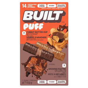Built 蛋白棒雜錦 (40g)｜Fitmart 加拿大直送-Supplements-FIT MART 香港智能健康及運動生活用品專門店：筋膜槍、瑜伽輔助工具、智能健身設備