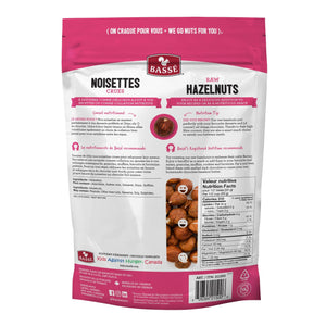 Bassé Plain Raw Hazelnuts 100% Natural Nuts (908g)