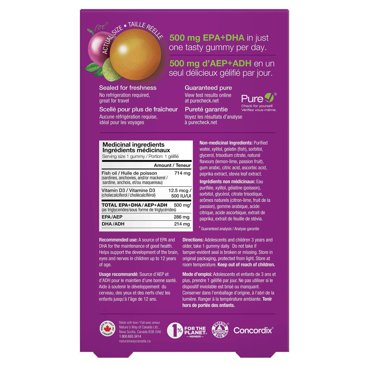 NutraSea 兒童Omega-3 熱帶柑橘味軟糖 (30粒 x 2包) | 海外代購-Supplements-FIT MART 香港智能健康及運動生活用品專門店：筋膜槍、瑜伽輔助工具、智能健身設備