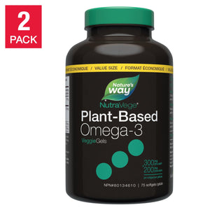 Nature's Way NutraVege 植物藻油 Omega-3 薄荷味 (75粒 x 2樽) | 海外代購-Supplements-FIT MART 香港智能健康及運動生活用品專門店：筋膜槍、瑜伽輔助工具、智能健身設備