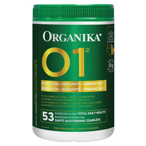 Organika O1 Greens+ 全效53種成分綠色營養粉 鳳梨味 (600g／40份) | 海外代購-Supplements-FIT MART 香港智能健康及運動生活用品專門店：筋膜槍、瑜伽輔助工具、智能健身設備