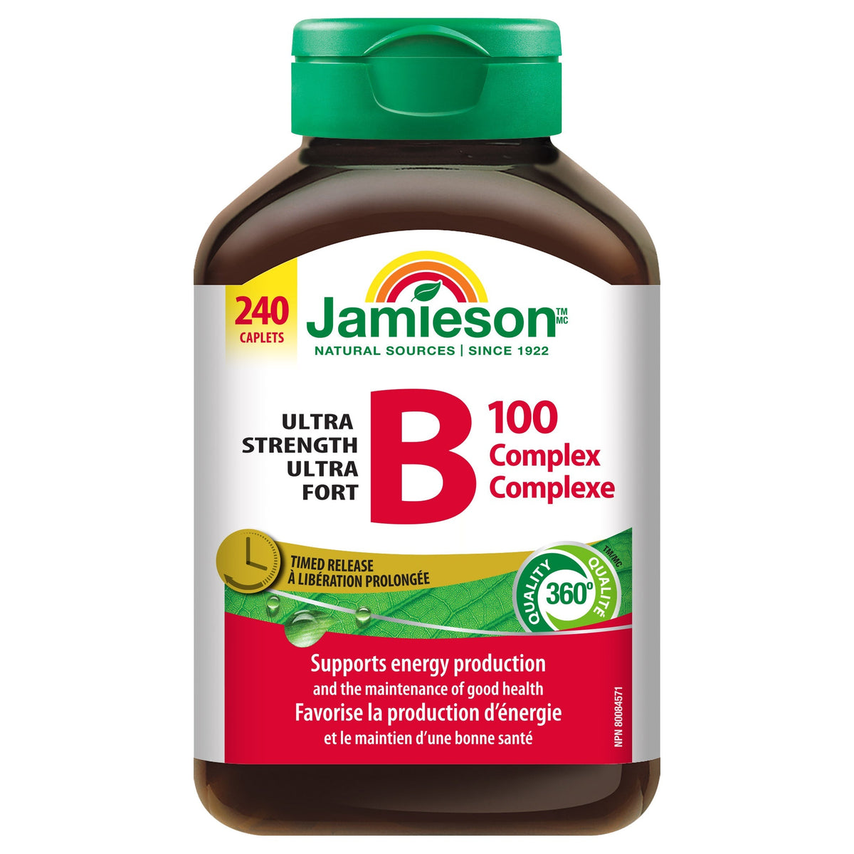 Jamieson Ultra Strength B100 維他命B雜特強片 (240片 x 2樽) | 海外代購-Supplements-FIT MART 香港智能健康及運動生活用品專門店：筋膜槍、瑜伽輔助工具、智能健身設備