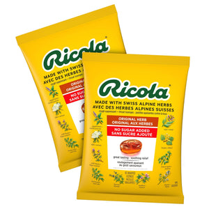 Ricola 瑞士原味13種香草潤喉糖 (105粒 x 2袋) | 海外代購-Medicines-FIT MART 香港智能健康及運動生活用品專門店：筋膜槍、瑜伽輔助工具、智能健身設備