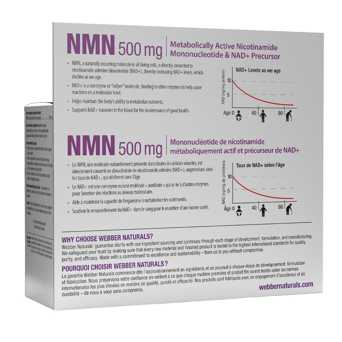 Webber Naturals NMN 500mg 素食膠囊 (90粒) | 海外代購-Supplements-FIT MART 香港智能健康及運動生活用品專門店：筋膜槍、瑜伽輔助工具、智能健身設備