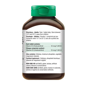 Jamieson 維他命D3 1000IU 免疫及骨骼健康片 (375片 x 2樽) | 海外代購-Supplements-FIT MART 香港智能健康及運動生活用品專門店：筋膜槍、瑜伽輔助工具、智能健身設備