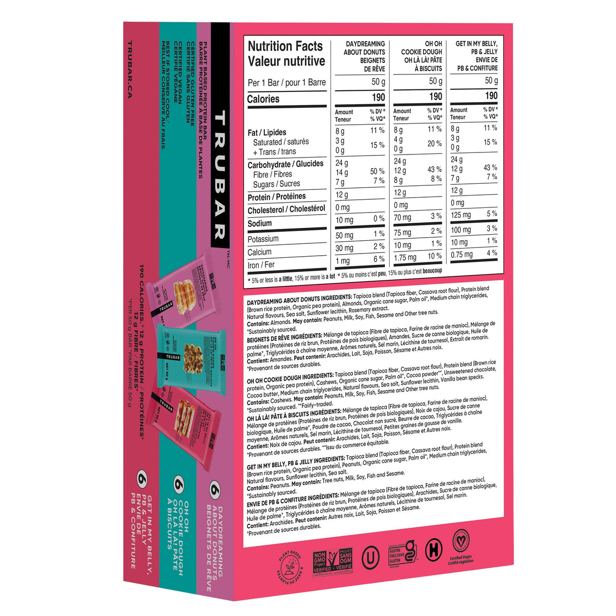TRUBAR Assorted Protein Bars (50g) | Shipped from Canada by Fitmart
