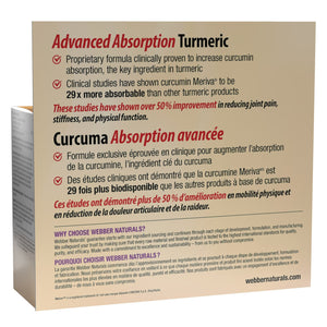 Webber Naturals Advanced 薑黃高吸收膠囊 (120粒)-Supplements-FIT MART 香港智能健康及運動生活用品專門店：筋膜槍、瑜伽輔助工具、智能健身設備