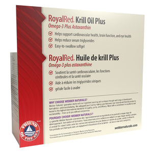 Webber Naturals Royal Red 磷蝦油 750mg + 蝦紅素 (120粒) | 海外代購-Supplements-FIT MART 香港智能健康及運動生活用品專門店：筋膜槍、瑜伽輔助工具、智能健身設備